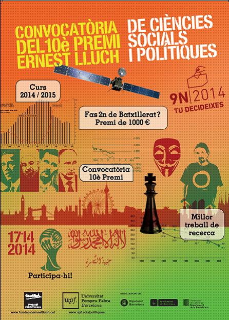 Finalistas y acto de entrega del Premio Ernest Lluch de Ciencias Sociales y Políticas 2015