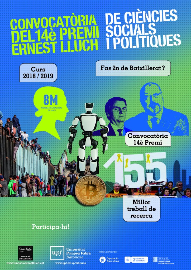 Finalistas y entrega del Premio Ernest Lluch de Ciencias Sociales y Políticas 2019