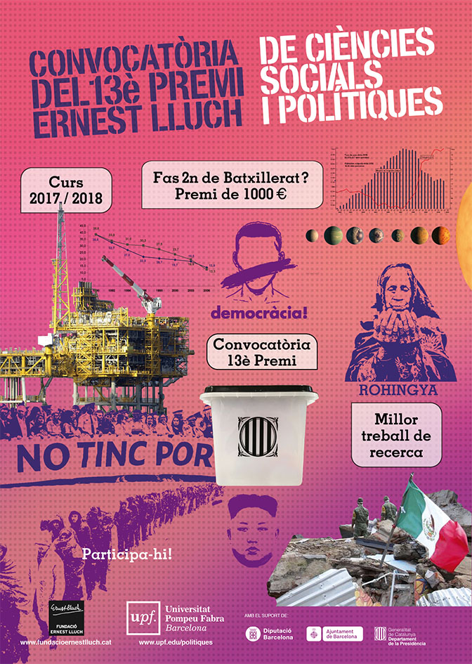 Finalistas y acto de entrega del Premio Ernest Lluch de Ciencias Sociales y Políticas 2018